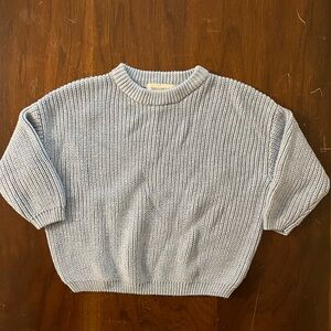 Indigo Dreams Toddler Light Blue Sweater (oversized)